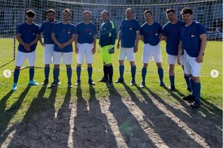 Barwy szczęścia po wakacjach 2023. Borys (Jakub Wieczorek), Damian (Michał Lesień-Głowacki), Mirek (Oliwier Kozłowski), Marek (Marcin Perchuć), Tomek (Jakub Sokołowski), Justin (Jasper Sołtysiewicz), Modrzycki (Piotr Ligenza), Łukasz (Michał Rolnicki)