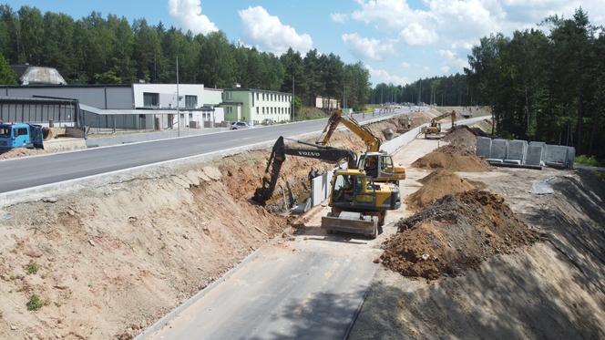 Obwodnica Starachowic z lotu ptaka (czerwiec 2024)