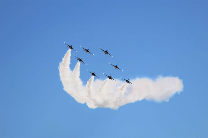   T-50 zespoł Black Eagles. Sacheon Air Show 2024