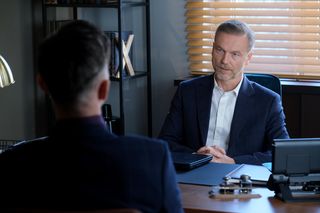 	M jak miłość odc. 1868. Andrzej Budzyński (Krystian Wieczorek), Kamil (Marcin Bosak)