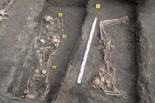 Masowy grób w ogrodzie we Wrocławiu