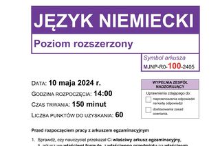 Matura 2024 z języka niemieckiego. ODPOWIEDZI i ARKUSZE CKE do ściągnięcia [NOWA FORMUŁA 2023]