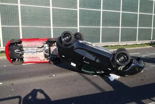 Wypadek na DK1 w Tychach