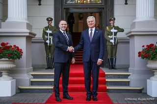 Karol Nawrocki na Litwie