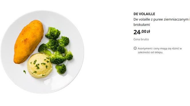 De volaille z puree ziemniaczanym i brokułami