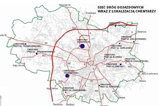 Organizacja ruchu wokół wrocławskich cmentarzy