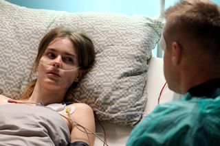 M jak miłość odc. 1876. Franka (Dominika Kachlik), Paweł (Rafał Mroczek)