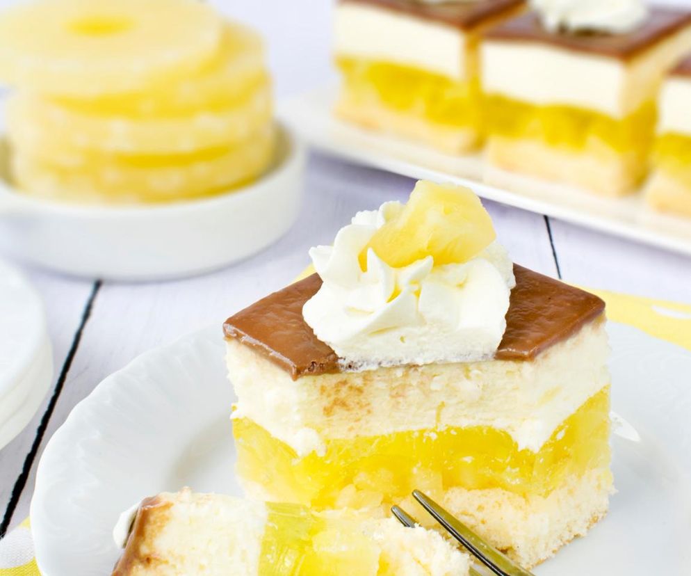 Przygotowałam to ciasto na imprezę i każdy pytał o przepis. Ananas i kokos zawsze robią wrażenie