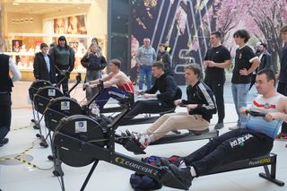 Wiosłowanie dla WOŚP w Poznaniu