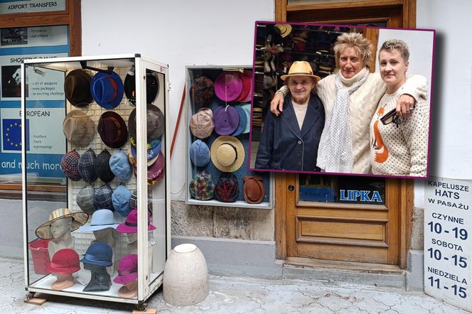Rod Stewart kupił czapkę u Pani Marii Lipki w Krakowie