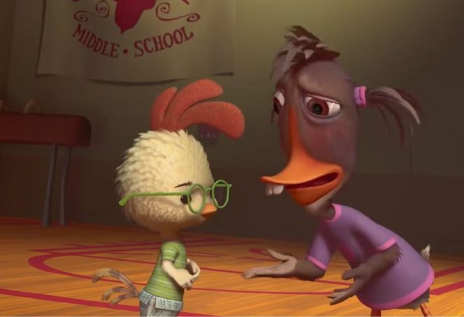 Kurczak Mały to pierwszy film dystrybuowany przez studio Disney w technice trójwymiarowej