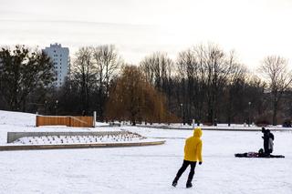 Pole Mokotowskie po remoncie zimą