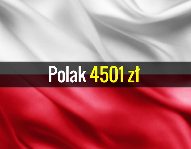 Średnie miesięczne zarobki brutto polak