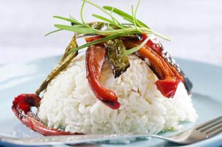 Ryż jaśminowy z grillowaną papryką i rozmarynem