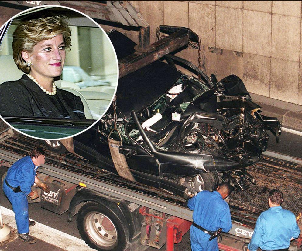 Skandal! Odtworzyli roztrzaskany wrak auta, w którym zginęła księżna Dina. To chore