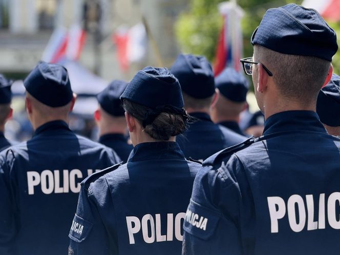Ślubowanie nowych policjantów Śląskiej Policji