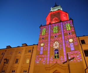 Lublinalia 2024. Na Wieży Trynitarskiej można oglądać wyjątkową iluminację.