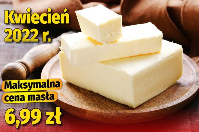Cena masła