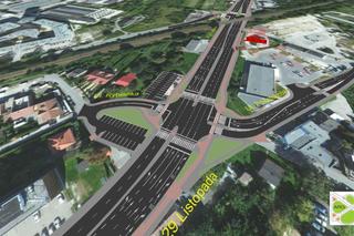 Al. 29 Listopada - wizualizacja