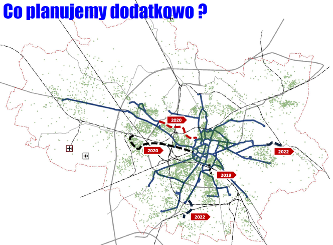 Inne planowane linie tramwajowe