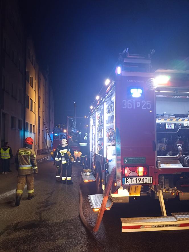 Pożar bloku przy ul. Przemysłowej w Tarnowie 31.05.2023r.