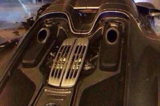 rozbite porsche 918 Spyder