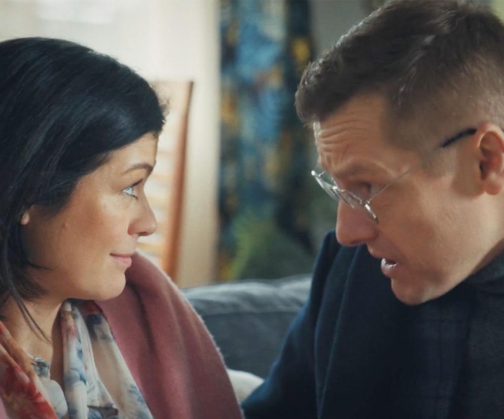 M jak miłość, odcinek 1868: Piotrek (Marcin Mroczek), Kinga (Katarzyna Cichopek) 