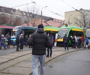 Katarzynki 2024 - wystawa tramwajów przy historycznej zajezdni przy ulicy Madalińskiego