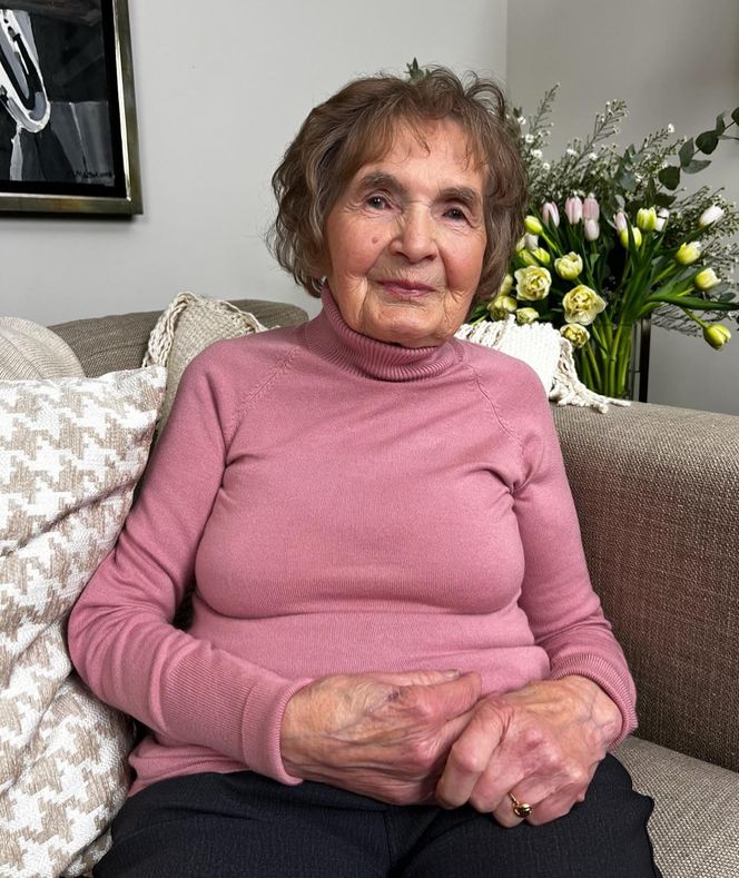 Herbuś pięknie pożegnała babcię