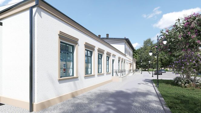 Oława - przystanek kolejowy już działa i dworzec w remoncie (wizualizacje)