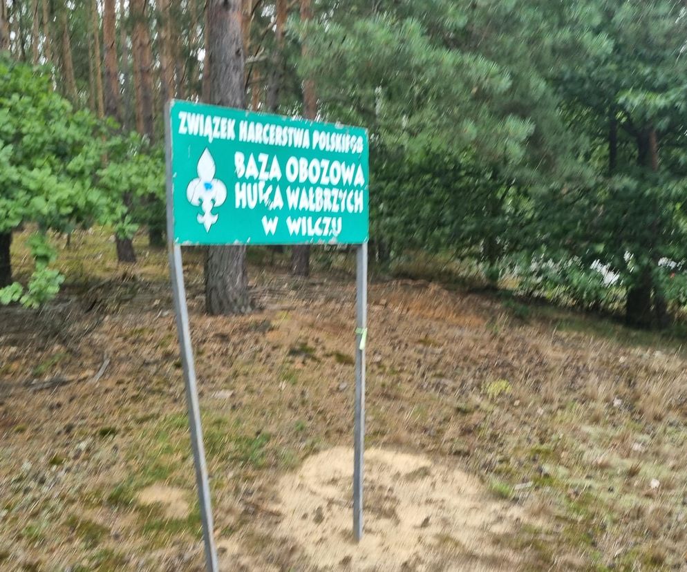Wieś Wilcze leży na granicy dwóch województw