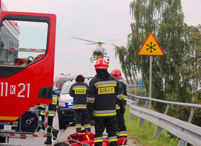 Wypadek pod Bydgoszczą