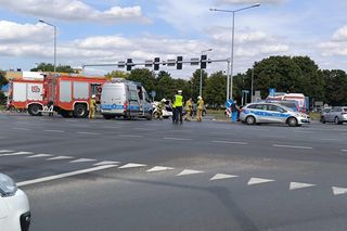 Wypadek pod Trapezem w Lesznie