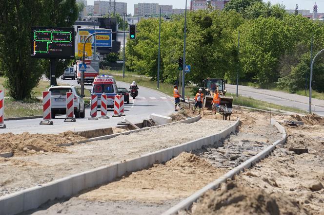 Budowa wiaduktu na Armii Krajowej w Bydgoszczy idzie pełną parą [ZDJĘCIA]