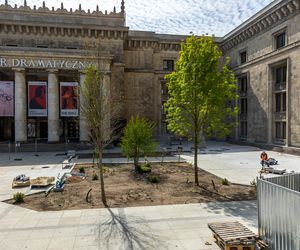 Plac Centralny w Warszawie pod koniec budowy