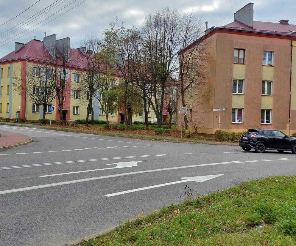 Wypadek na skrzyżowaniu ulic Oświatowej i Majówka w Starachowicach