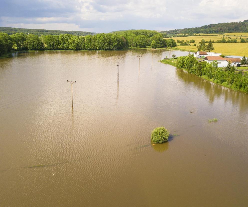 Powódź przy granicy z Polską 