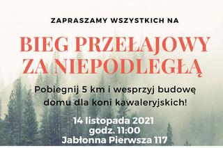 14 listopada w Jabłonnie  Bieg Przełajowy Za Niepodległą