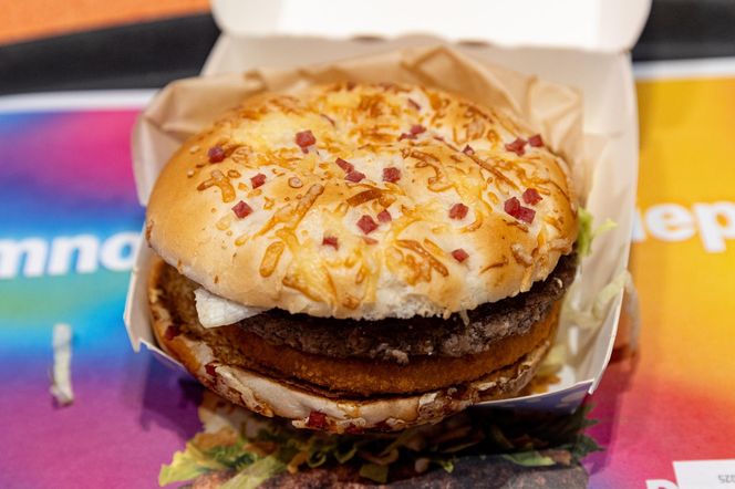 Taki widok na premierze Burgera Drwala w McDonalds. Wielkie zaskoczenie.