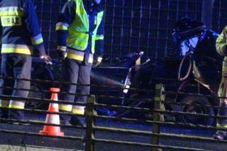 Makabra na S8 pod Warszawą. Auto wbiło się w ciężarówkę