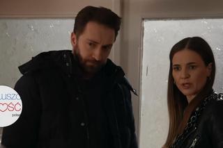 Pierwsza miłość odc. 3786. Marta (Honorata Witańska), Arek (Dariusz Wieteska)