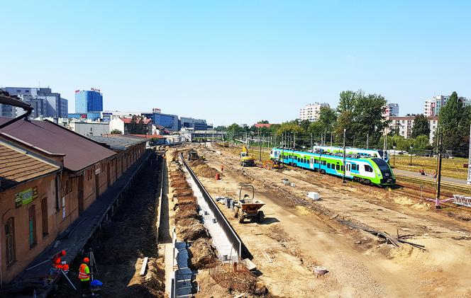 Trwają prace na stacji PKP Rzeszów Główny