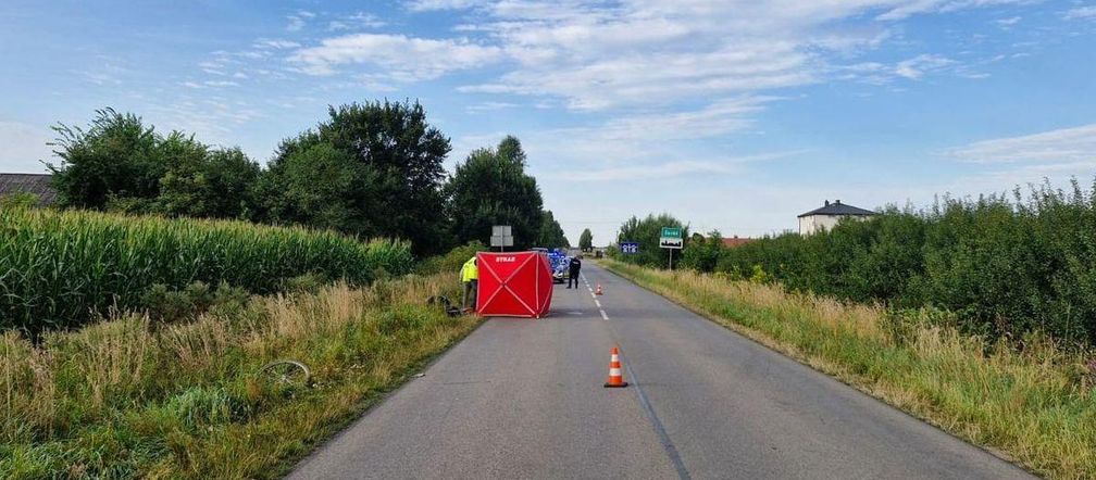 Tragiczny wypadek z udziałem rowerzysty