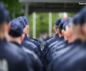 Uroczyste ślubowanie 69 nowych policjantów  w Oddziale Prewencji Policji w Katowicach