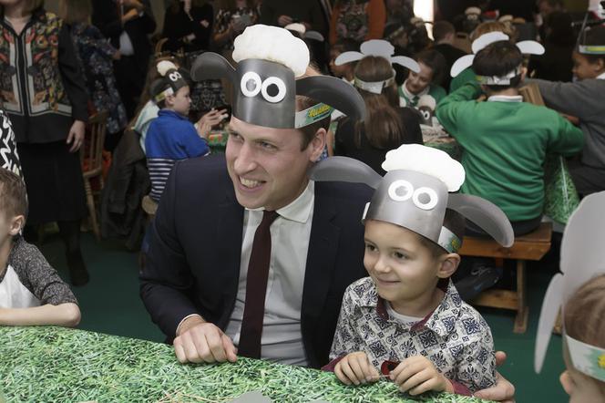 Księżna Kate, książę William i książę Harry