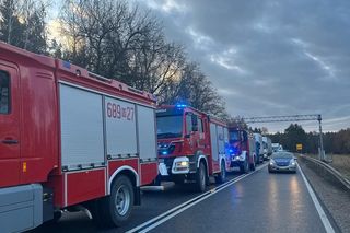 Wypadek na DK-50 pod Łochowem