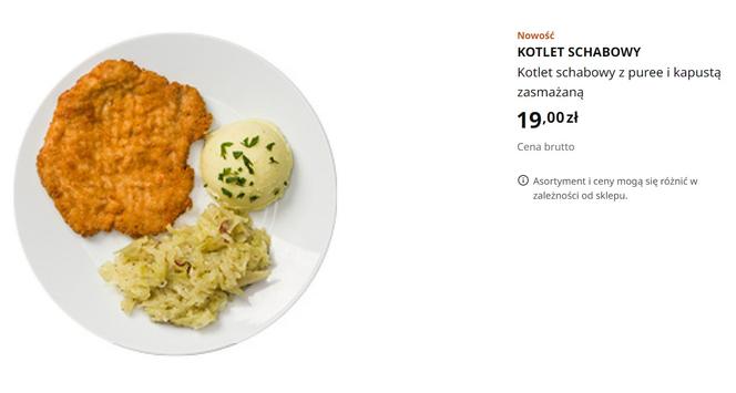 Kotlet schabowy z puree i kapustą zasmażaną