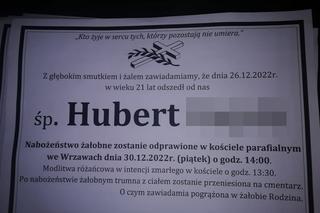 Druh OSP Hubert miał tylko 22 lata. Zmarł w święta. Wiadomo, kiedy pożegnają go bliscy