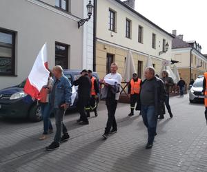 Nie dla CPK protest w Zamościu