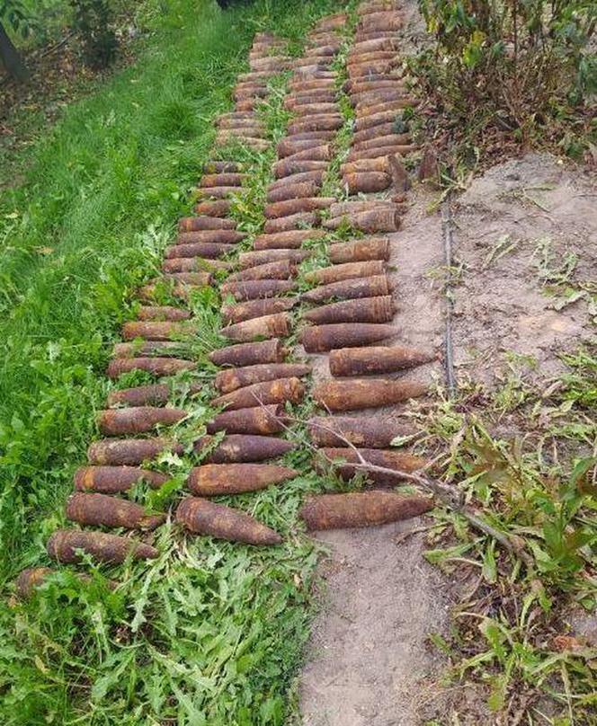 Znaleziono 126 niewybuchów z II wojny światowej! Były na jednej posesji